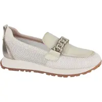 Hispanitas per donna. HV253948 Scarpe da ginnastica beige Kansas (40), Pelle, Basso, 1 a 3 cm, Nessuno, Casual