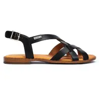 Pikolinos per donna. W0X-0556ST Sandali in pelle Algar nera (41), Nero, 1 a 3 cm, Fibbia, Casual