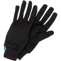 Odlo Kid's Gloves Active Warm Eco Guanti Bambini (L - 8-10 Years, nero)