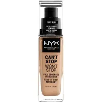 Nyx Can´t Stop Won´t Stop Full Coverage Foundation Soft Beige 30ml