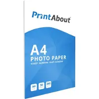PrintAbout Carta fotografica Premium Glossy A4 260 g/m² (50 fogli)