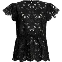 AllSaints Meadow Emb Top Black Taglia: 2 | Magliette intime Outlet | Donna | Nero