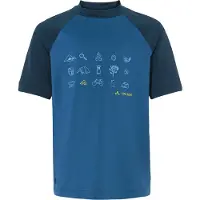 Vaude Kid's Solaro T-Shirt III Maglia funzionale Bambini (104, blu)
