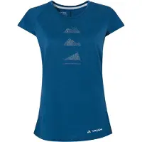 Vaude Women's Tekoa Wool Maglia merino Donna (38, blu)