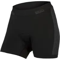 Endura Women's Engineered Padded Boxer Mutande ciclismo Donna (XS, nero)