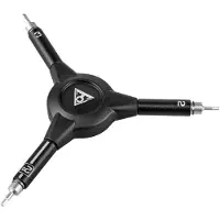 Topeak Y-Hex Speed Wrench Attrezzo per bicicletta (2/2,5/3 mm, nero)