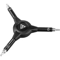 Topeak Y-Torx Speed Wrench Attrezzo per bicicletta (T10/T25/T30, nero)