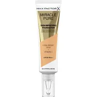 Max Factor Miracle Pure Skin-Improving 33 Crystal Beige 30 ml — Fondotinta