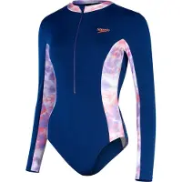 Speedo Costume Da Bagno Long Sleeve Panel