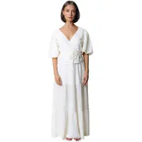 Colourful Rebel Dewi Knitted Structure Smock Maxi Skirt Off White Taglia: L | Maxi gonne Outlet | Donna | Bianco
