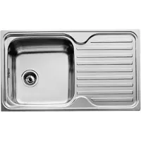 Teka Classic 1C 1E, Lavabo da appoggio, Rettangolare, Acciaio inox, Acciaio inox, 1 vaschette/vaschette, Rettangolare