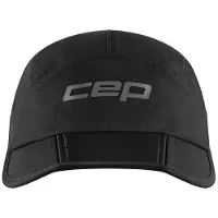 Cep Run Foldable Cap Cappellino (One Size, nero)