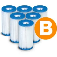 Intex Filtro pompa completo Tipo B 6 pezzi 29005 x6 Nome prodotto: Filtro pompa tipo B 6 pezzi 29005