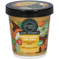 Raw Organic Scrub antiossidante per il corpo Shop Body Desserts Mango Sugar Sorbet 450 ml