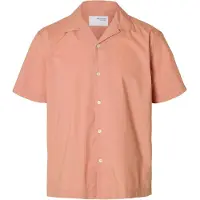 Selected Camicia A Maniche Corte Uomini Rosa XXL