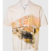 Selected Camicia A Maniche Corte Uomini Arancia S