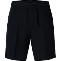 Selected Pantaloncini In Misto Lino Uomini Blu S