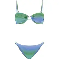 Shiwi Demi Bikini Set Ombre Glitter Green Ombre Glitter Taglia: 40 | Bikini Outlet | Donna | Verde