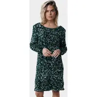 Colourful Rebel Tina Sequins Straight Dress Ls Scarab Green Taglia: S | Abiti Mini Outlet | Donna | Verde