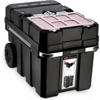 Keter Master Pro Master Loader di 17191709 Carrello porta attrezzi nero/rosso, con rotelle