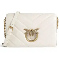 Pinko Borsa a tracolla pelle bianca 063 — Borsa a tracolla