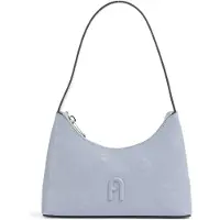 Furla Diamante ee Borsa a spalla Vera Pelle 24 cm blu