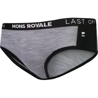 Mons Royale Women's Sylvia Boyleg Intimo lana merinos Donna (S, grigio)