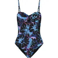 Shiwi Zia Swimsuit Botanic Passiflora Blue Botanic Passiflora Taglia: 40 | Costumi Interi Outlet | Donna | Blu