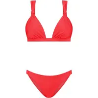 Shiwi Kiki Bikini Set Red Hibiscus Taglia: 34 | Bikini Outlet | Donna | Rosso
