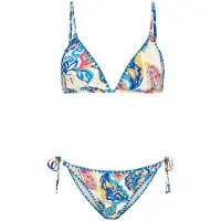 Shiwi Romy Bikini Set Brunch Flower Blue Brunch Flower Taglia: 40 | Bikini Outlet | Donna | Blu