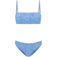 Shiwi Lola Bikini Set Waterlily Structure Blue Waterlily Structure Taglia: 36 | Bikini Outlet | Donna | Blu