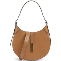 Ralph Lauren per donna. 428944017002 Borsa Polo ID in pelle beige (OSFA), Casual