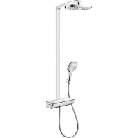 Hansgrohe Showerpipe SELECT E 300 2jet RAINDANCE DN 15, EcoSmart Version chrom