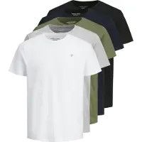 Jack & jones Confezione Da 5 T-shirt Con Logo