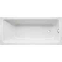 Duravit No.1 baignoire encastrée, rectangulaire, 1500x700mm, 1 pente de dossier, blanc, 700487000000000, 700487000000000
