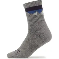 Stoic Merino Quarter Tech Rib Mountains Socks Calze casual (42-44, grigio)