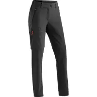 Maier Sports Women's Nata Zip Loop Pantaloni zip off Donna (21 - Short, nero)