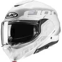 HJC F100 Hetal Casco Modulare unisex bianca, taglia 2XL