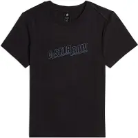 G-Star Embro Logo R T Dk Black Taglia: M | Maglie Sportivi Outlet | Donna | Nero