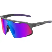 Bolle - Occhiali da sole - Speedchaser Titanium Matte - Volt Ultraviolet in Pelle - Grigio