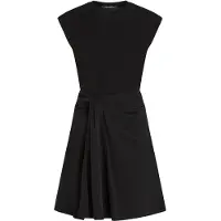 Karl Lagerfeld Fabric Mix Dress Black Taglia: L | Abiti Mini Outlet | Donna | Nero