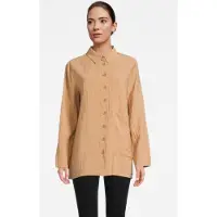Another Label Norell Structured Shirt L/s Faded Sand Taglia: XS | Magliette intime Outlet | Donna | Marrone