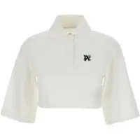 Palm Angels Polo in jersey con monogram