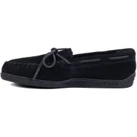 Minnetonka Mocassino 'Pileline' nero