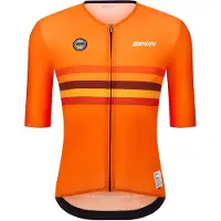 Santini UCI World Champion Jersey Maglietta da ciclismo (XL, arancione)