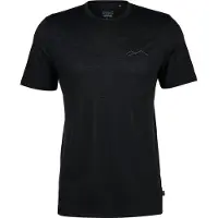 Stoic MerinoChill MMXX. Göteborg Print Tee Maglia merino Uomo (M, nero)