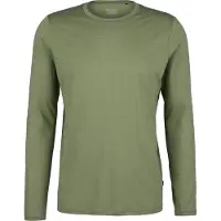 Stoic Merino155 LaholmSt. L/S Maglia merino Uomo (4XL, olivia)