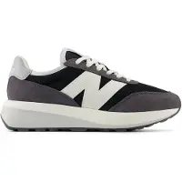 New Balance unisex. U370V1 Sneakers in pelle grigia 370 (41.5), Basso, Camoscio, Stringhe, Casual, Grigio