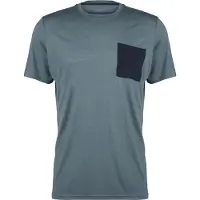 Stoic MerinoChill MMXX. Göteborg Pocket Tee Maglia merino Uomo (5XL, grigio)