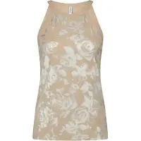 Summum Woman Halter Rib Top Printed Sesame Taglia: M | Canottiere Outlet | Donna